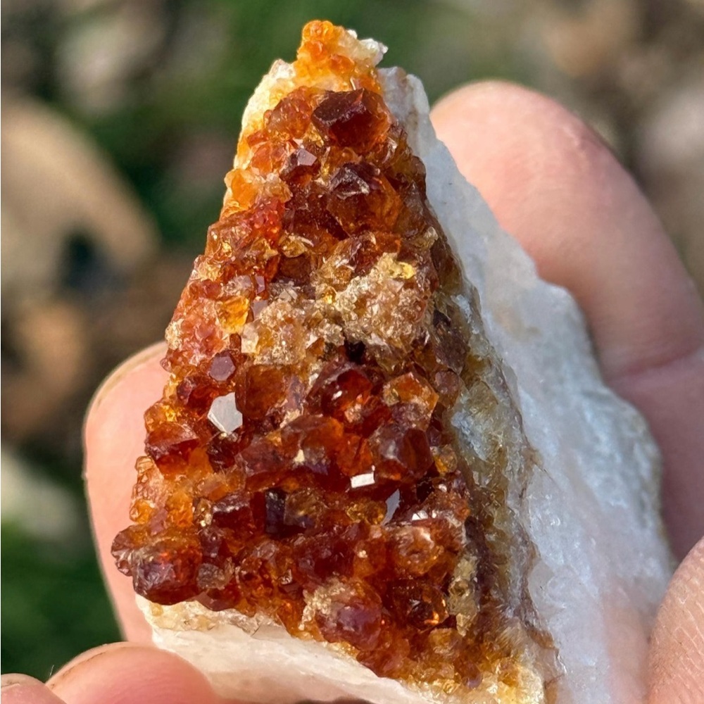 Raw Citrine Crystal Cluster